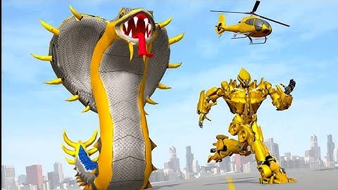 Wild Cobra Robot Transform And Dragon 🐉 With Snake Games - Android Gameplay | Cartoon Gameplay