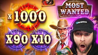 SPINNING in a MAX BET BONUS on the *NEW* MOST WANTED!! WE GOT CRAZY MULTIS!! (Bonus Buys) screenshot 4