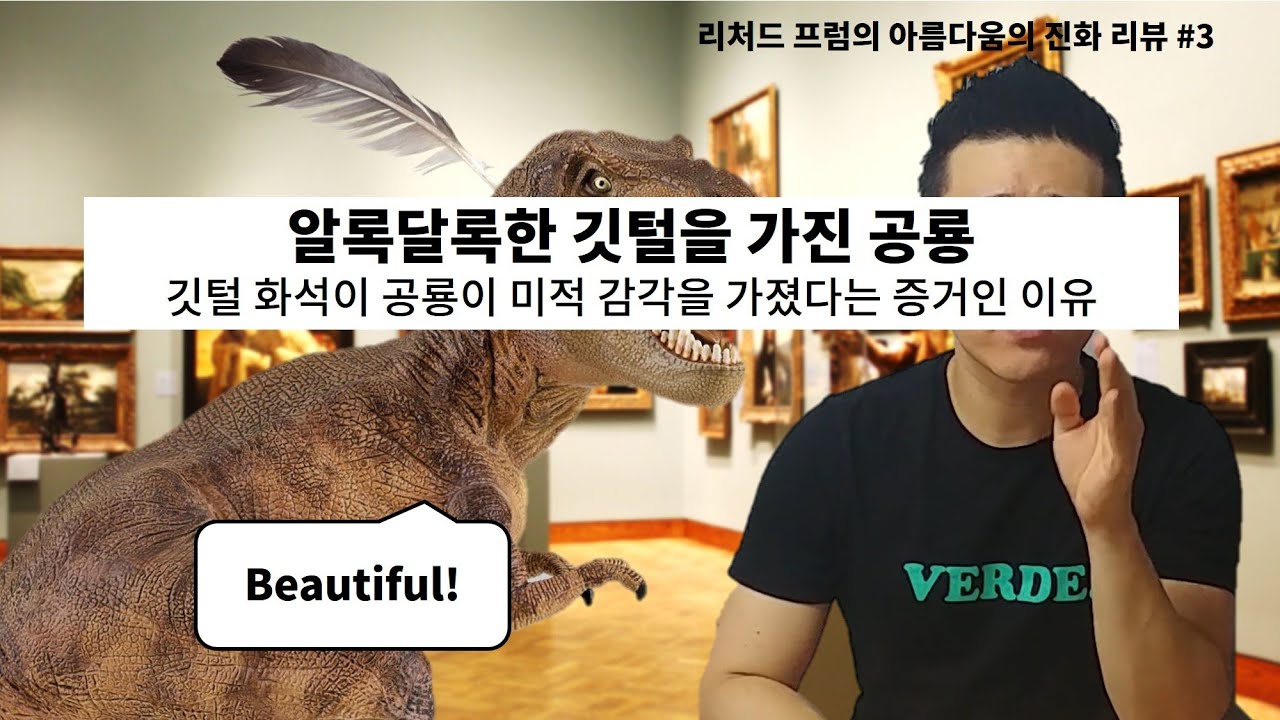 알록달록한 깃털을 가진 공룡, 깃털 화석이 공룡이 미적 감각을 가졌다는 증거인 이유 (아름다움의 진화 #3)