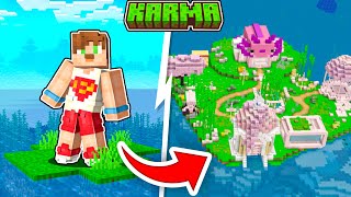 Minecraft 6 SAATTE AXOLOTL ADASI YAPTIM  KARMA