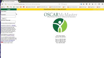 Your first time logging in to OSCAR EMR