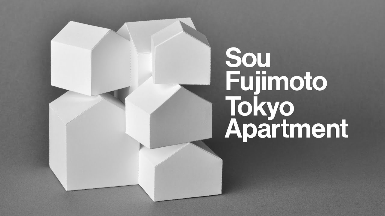 Sou Fujimoto Tokyo Apartment ペーパークラフト 藤本壮介《東京アパートメント》ペーパークラフト組み立て動画