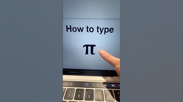 How to type π Pi Symbol #macbooktips #keyboard #macshortcuts  3.141592653589