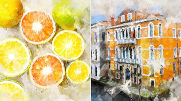 Photoshop Tutorial | True Watercolor Photoshop Action