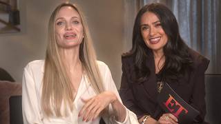 Details Why Angelina Jolie Calls Salma Hayek Her 'Oxygen' as They Interview Each Other for 'Without Blood' News