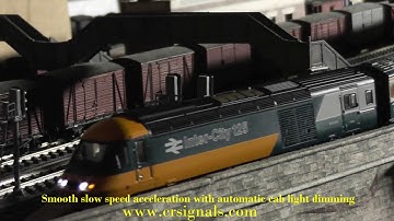 Dapol N Gauge Class 43 HST with Dual DCC Sound & DCC Coach Lights