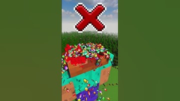 Minecraft colored diamonds VS Steve !  #minecraft #teardown