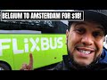 How to get from Belgium to Amsterdam for $18 | FLIXBUS