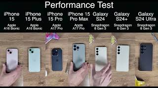 iPhone 15 series vs Galaxy S24 series full spec comparison!