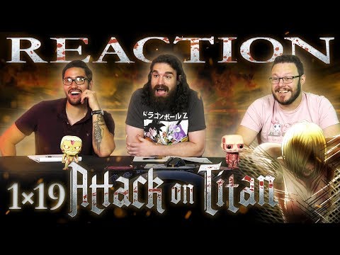 Attack on Titan 1x19 REACTION!! "Bite: The 57th Exterior Scouting Mission, Part 3"