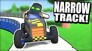 I Built a Super Narrow Track to Destroy All The Competition!