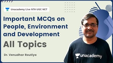 Important MCQs on People, Environment and Development | All Topics | Dr. Venudhar Routiya