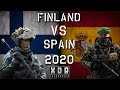 Finland vs spain  military power comparison 2020