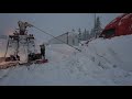Truckee, CA dig out from epic blizzard of 2024 - Semi Recovery - Plows - Snow Train - 4k image