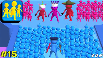 Join Clash 3D - All Levels Gameplay Walkthrough (iOS, Android) Part 15 | Level 116 - 125