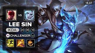 Lee Sin vs Viego Jungle - KR Challenger - Patch 16.07 Season 16
