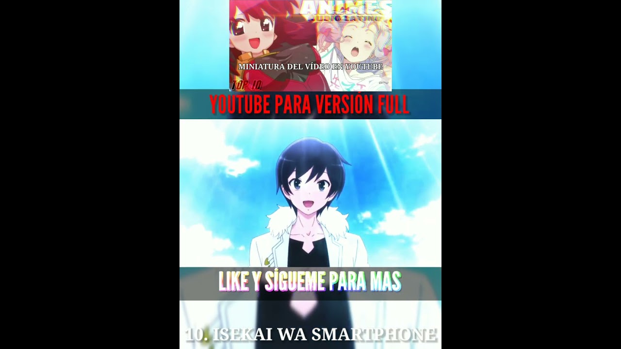 Anime doblado al Audio Latino 10. Isekai wa SmartPhone #shorts #trending 