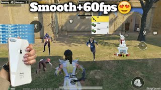 iphone 8Plus😍 Super Smooth 60Fps 🔥 In 2024 Test In 3.1 Update🥶 ||iphone 8Plus Pubg test 2024