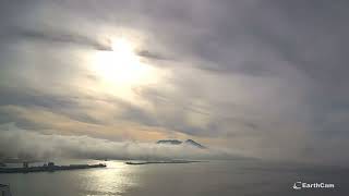 Strait of Gibraltar Low Fog at Sunset