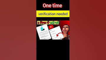 one time verification Needed youtube || Community post kaise kare 2024#shorts #shortvideo
