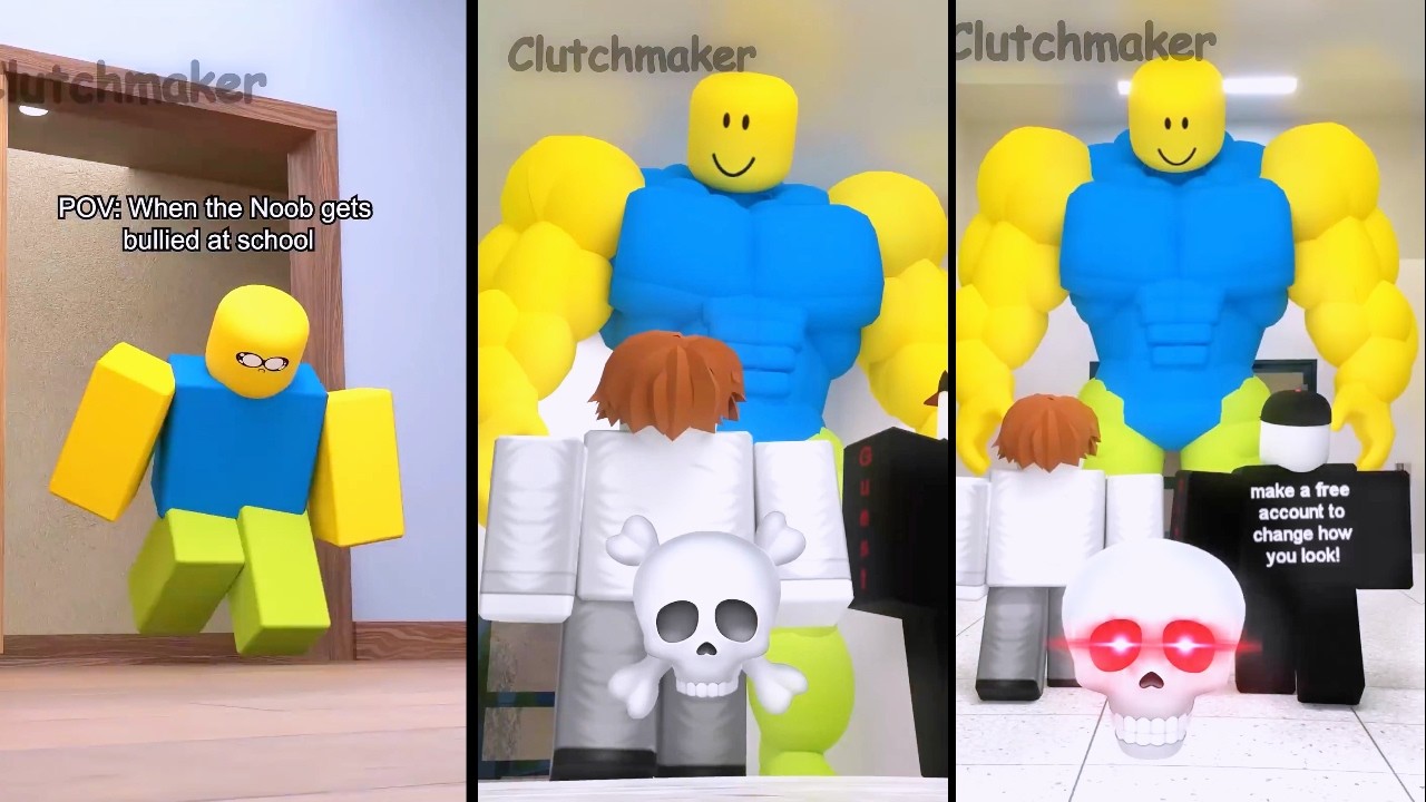 POV_ When the Noob gets bullied at school - Roblox Dead Rails #roblox | ROBLOX Animation Compilation