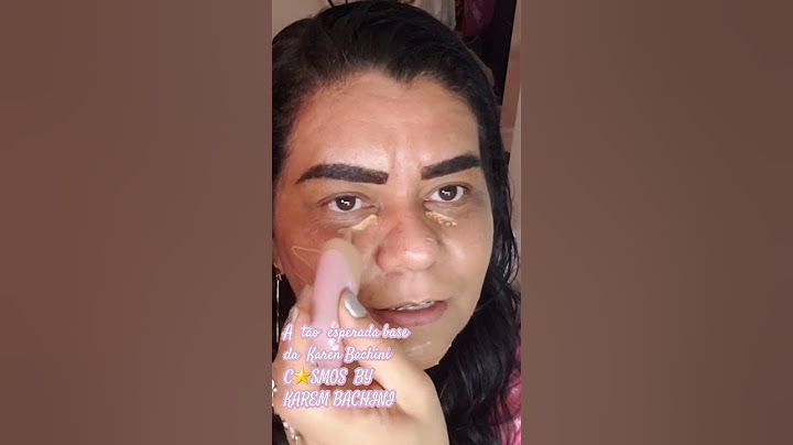 #makeup a tão esperada base da Karen bachini beuty cosmos by Karen bachini nova base aprovada!