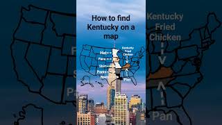 how to find Kentucky on a map #kentucky #state