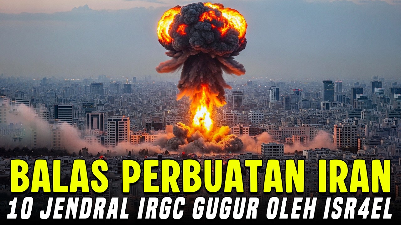 10 JENDRAL IRAN TEW4S‼️ISR4EL LUNCURKAN 3 RUDAL JERICHO SEKALIGUS ??