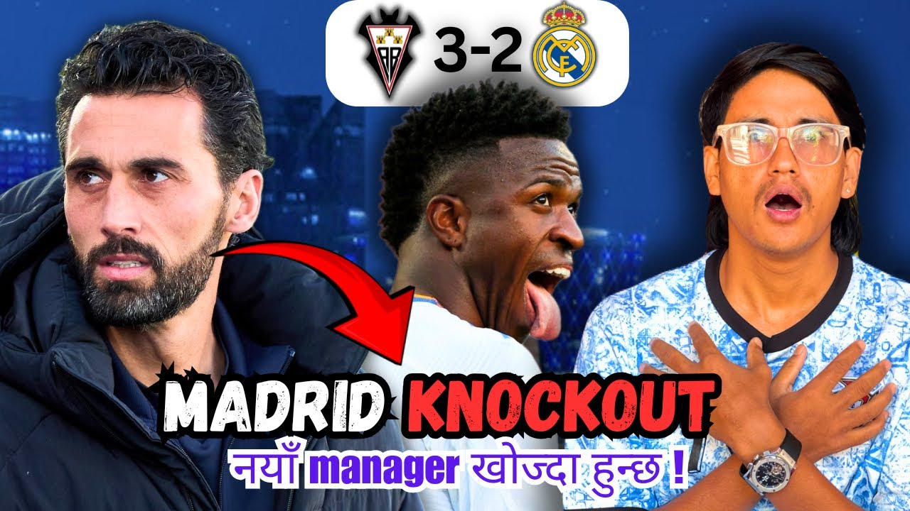 We are finished REAL MADRID LOSING AGAINST ALBACETE WITH 3-2 