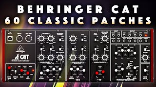 Behringer Cat Retro & Modern Patches: Bass, Lead. No Talk Demo