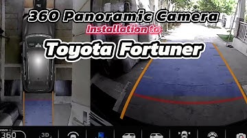 Toyota Fortuner 360° Panoramic Camera Installation Tutorial [Part 1 of 2]