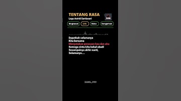 Thumbnail of LIRIK LAGU TENTANG RASA #liriklagu #music #fyp #viral #shorts