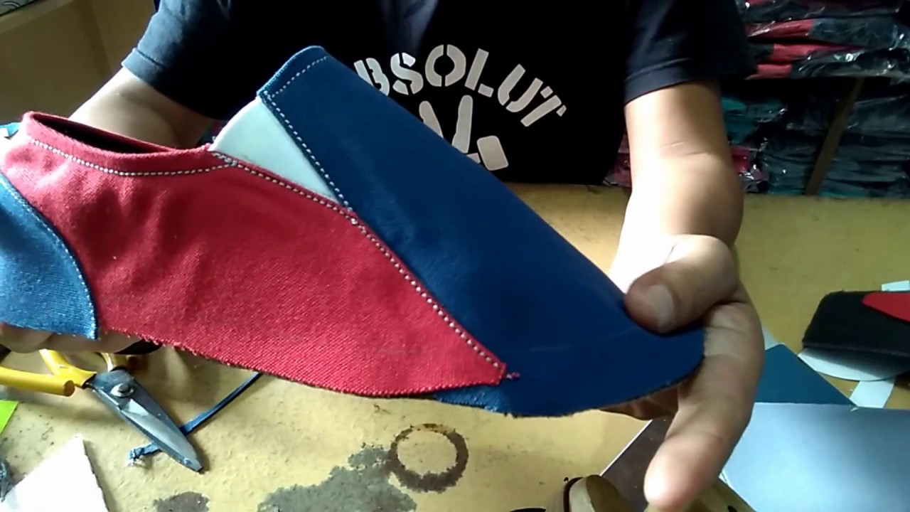 D.I.Y slip on shoes project part1 (the upper)