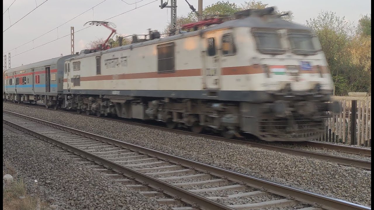 12936 Surat Intercity SF Skip at High Speed - YouTube
