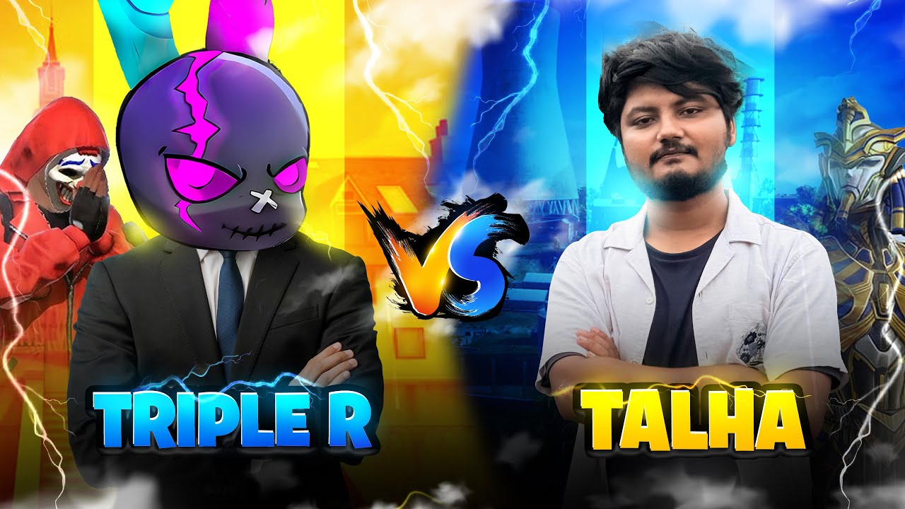 TALHA BHAI কে HACKER হয়ে 1 VS 1 চ্যালেঞ্জ দিলো MR TRIPLE R 🤯 MR TRIPLE R VS GAMING WITH TALHA 😱