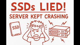 When SSDs LIE: My Proxmox Server Kept CRASHING... (It Wasn't the Drive!)
