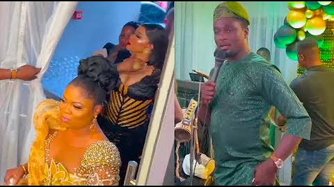 Watch Grand Entrance Of Fathia Balogun’s Friend, Ceo Of Amalazone, On Her Birthday As Niyi Johnson