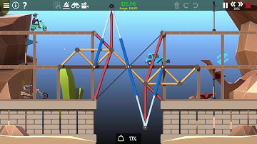3 Solutions 4-15 Twists and Turns [Poly Bridge 2]
