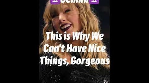 Reputation songs as zodiac signs