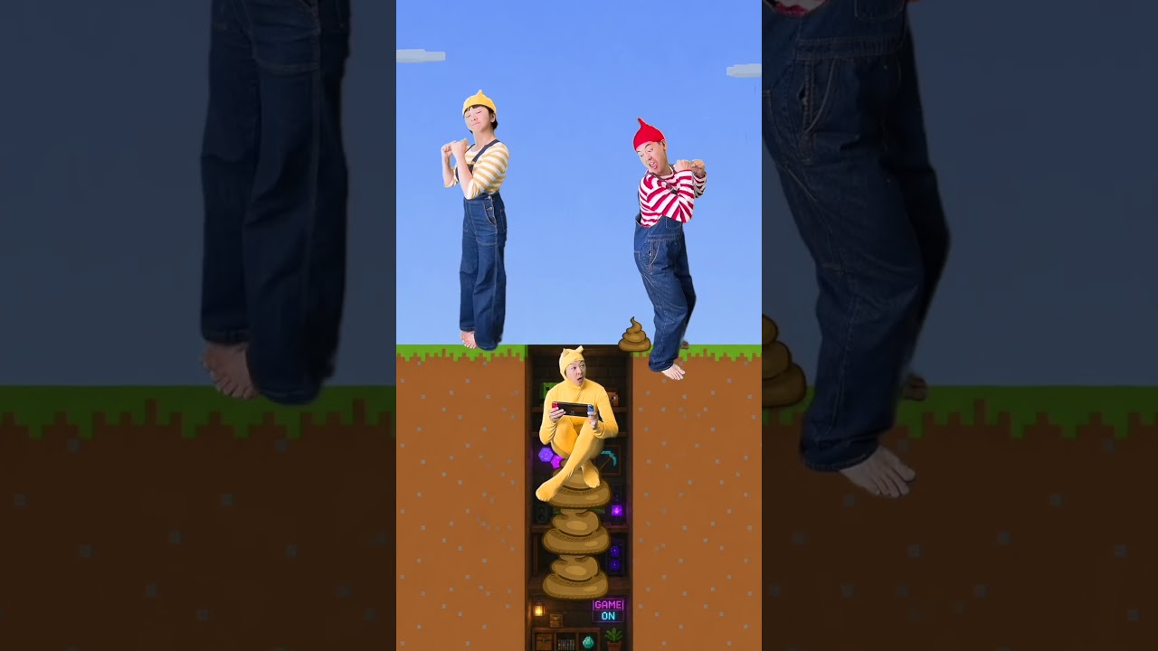 Poopy Magic VS Little Bro! #humor #meme #sad