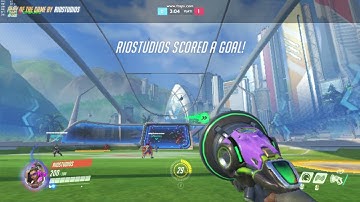 Overwatch - Lucio Brawl - Hacker Switches from Lucio to Widowmaker