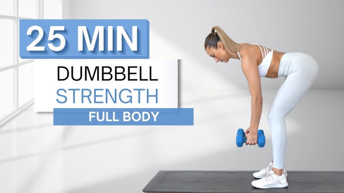 10 min STANDING ABS WORKOUT, One Dumbbell, Low Impact