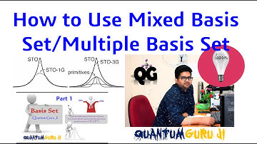 How to Use Mixed Basis Set in DFT Calculation and How to Freeze Atoms ||Gaurav Jhaa