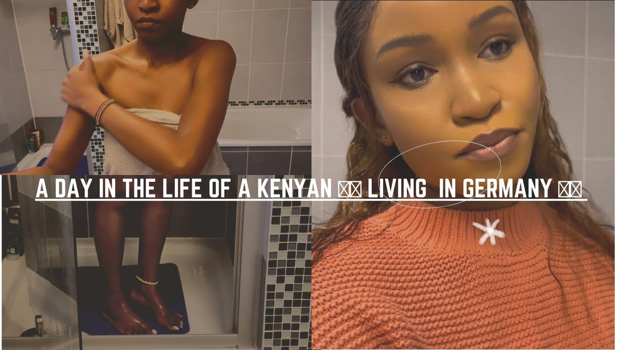 GRWM + A  Day in the life of a Kenyan 🇰🇪 living in Germany 🇩🇪