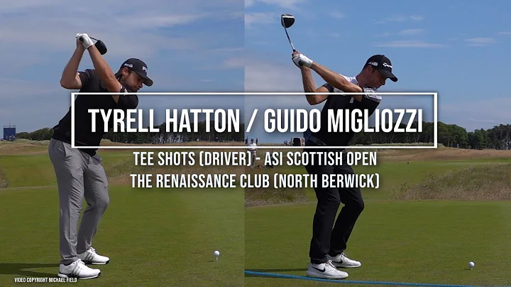 Tyrell Hatton & Guido Migliozzi Golf Swing Driver ...