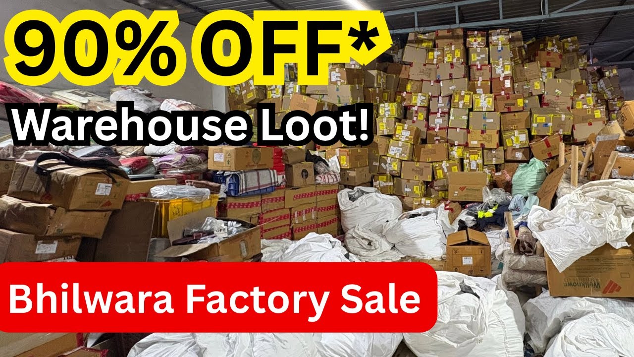 90% OFF, India ka Sabse Bada Branded Warehouse | Bhilwara Factory Sales | Shoes + Electronics + OTG