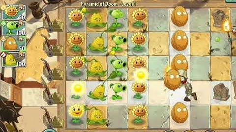 Pyramid Of Doom: Level 1&2 (PVZ 2)