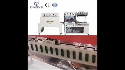 L bar sealer with shrink tunnel to pack food