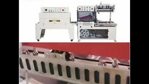 L bar sealer with shrink tunnel to pack food