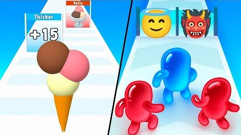 Ice Cream Rush | Join Blob Clash 3D / All Level Gameplay: Android,iOS - New APK Update